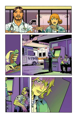 Interior art by Derington and Tamra Bonvillain